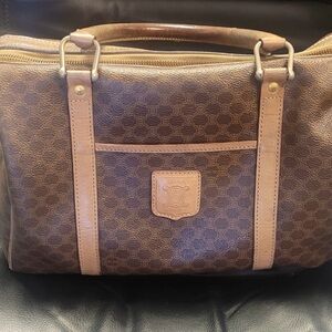 Vintage Celine Macadam Boston bag